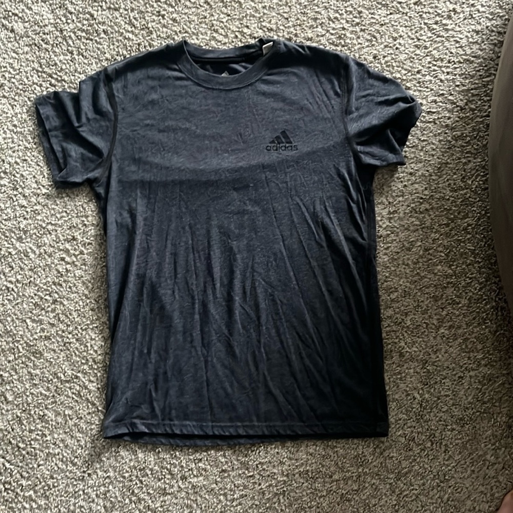 Blue adidas tee
